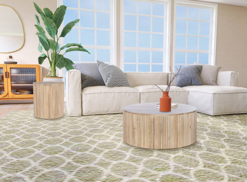 Oakhill Oak Wood Coffee Table in Natural - 276-CT