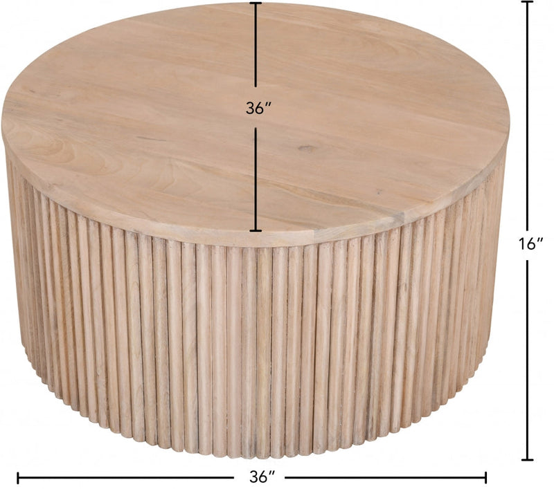 Oakhill Oak Wood Coffee Table in Natural - 276-CT