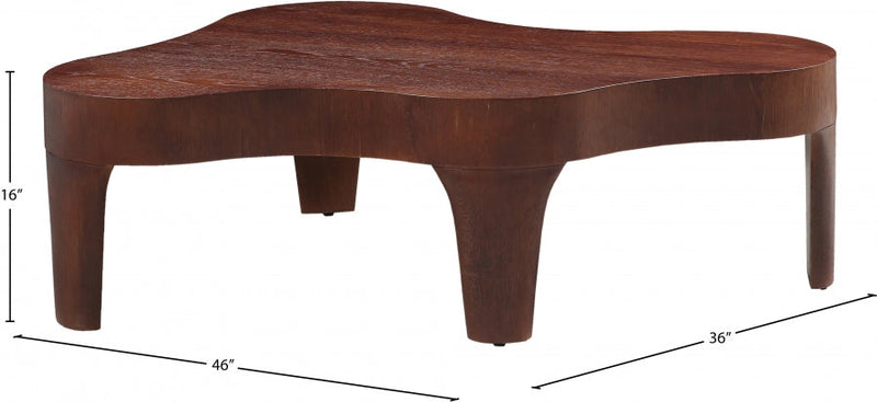 Oakley Oak Wood Coffee Table in Brown - 213Brown-C