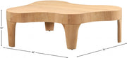 Oakley Oak Wood Coffee Table in Natural - 213Oak-C
