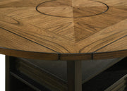 Oakly Brown Round/Square Counter Height Dining Set - Gate FurnitureCounter Height Set