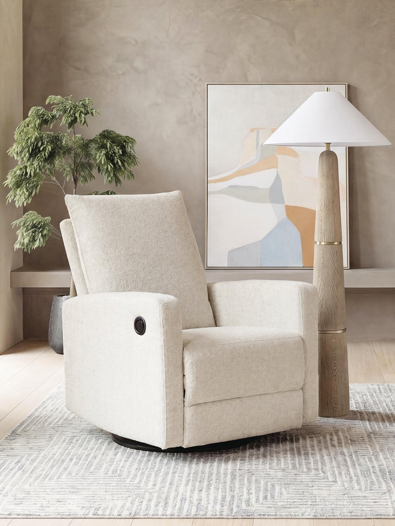 Oaklynn-Manor Canvas Swivel Glider Recliner - PC2440461