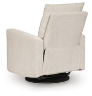 Oaklynn-Manor Canvas Swivel Glider Recliner - PC2440461
