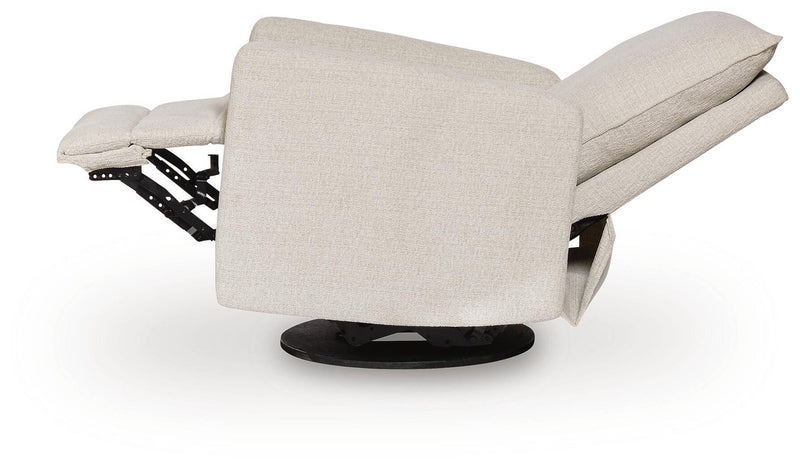 Oaklynn-Manor Canvas Swivel Glider Recliner - PC2440461