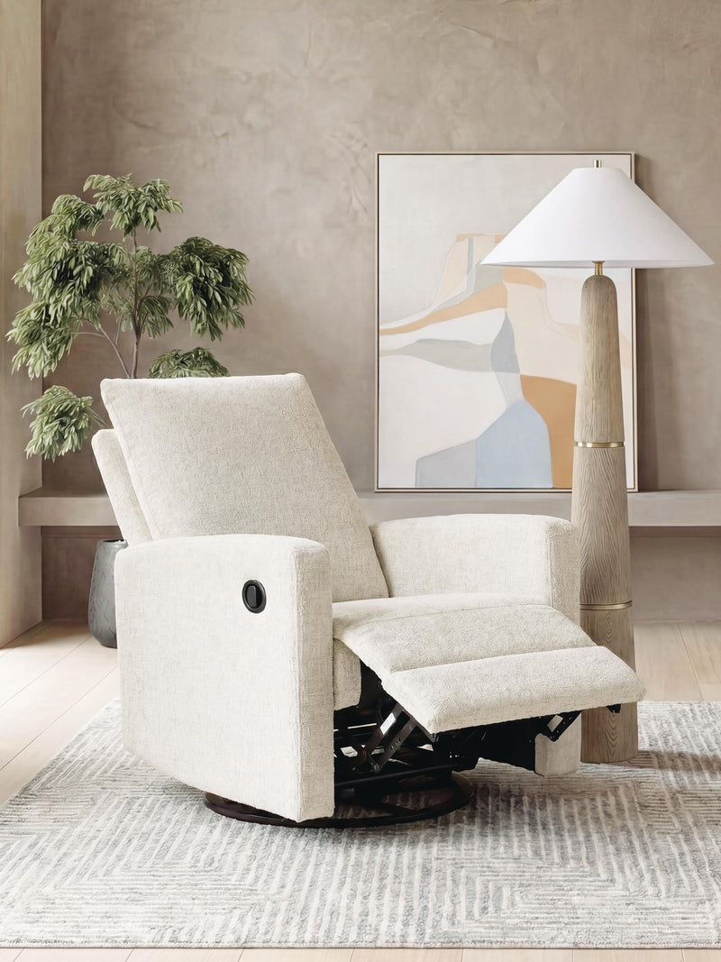 Oaklynn-Manor Canvas Swivel Glider Recliner - PC2440461
