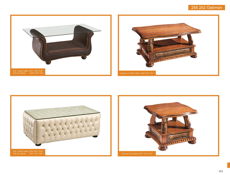 Oakman Coffee And End Tables Set - Gate FurnitureOccasional Table Set