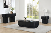 Oakmont Oak Veneer Coffee Table in Black - 99039Black-C