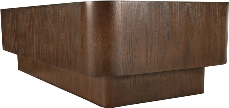 Oakmont Oak Veneer Coffee Table in Brown - 99039Brown-C
