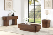 Oakmont Oak Veneer Coffee Table in Brown - 99039Brown-C