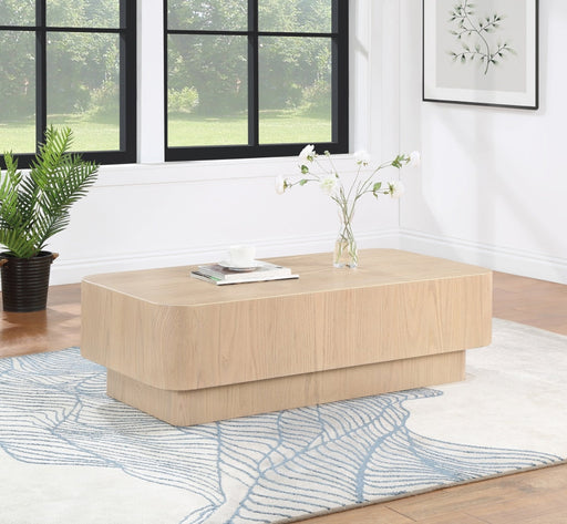 Oakmont Oak Veneer Coffee Table in Natural - 99039Natural-C
