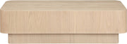 Oakmont Oak Veneer Coffee Table in Natural - 99039Natural-C