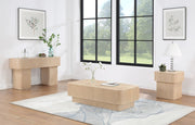 Oakmont Oak Veneer Coffee Table in Natural - 99039Natural-C