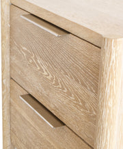 Oakwood Oak Wood Nightstand in White - 860-NS