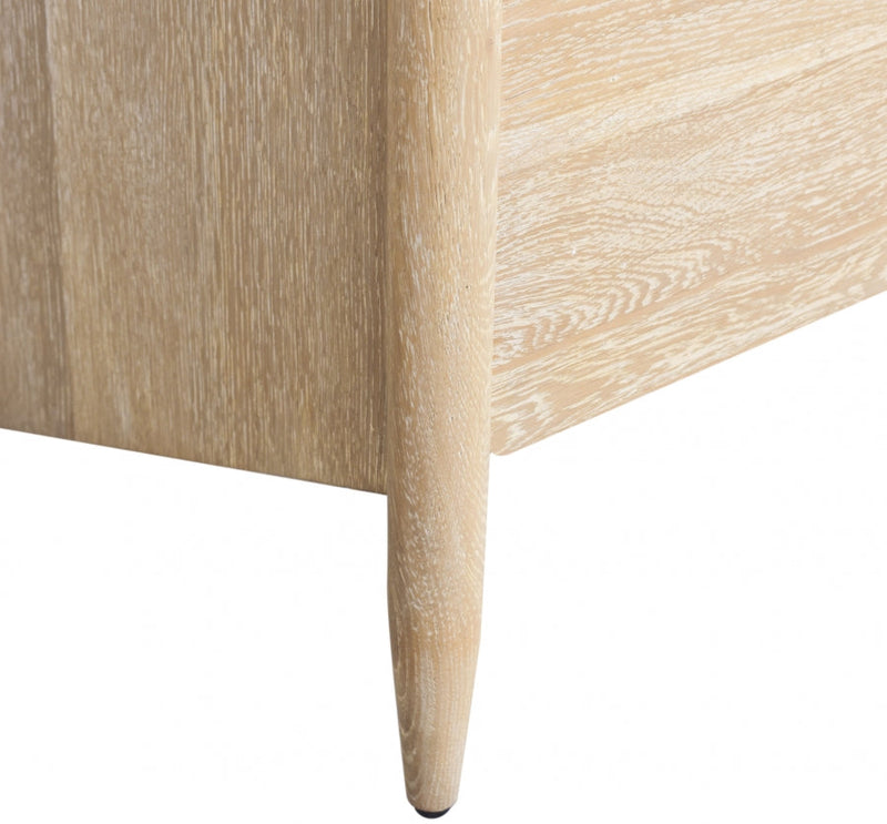 Oakwood Oak Wood Nightstand in White - 860-NS