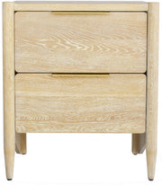 Oakwood Oak Wood Nightstand in White - 860-NS