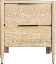 Oakwood Oak Wood Nightstand in White - 860-NS