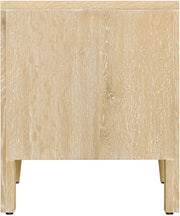 Oakwood Oak Wood Nightstand in White - 860-NS