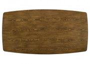 Oberwil Antique Oak/Black Dining Table - CM3548A-T