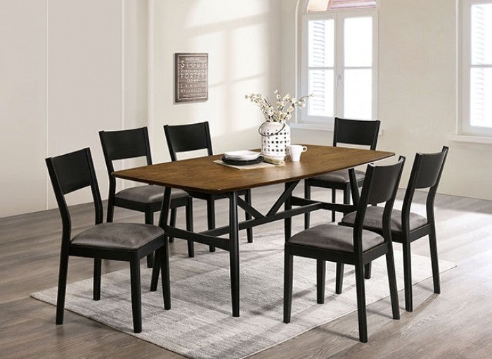 Oberwil Black/Gray Chair - CM3548GY-SC-2PK
