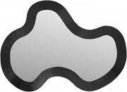 Oblique Iron Frame Mirror in Black - 440Black-38M