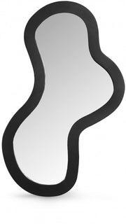 Oblique Iron Frame Mirror in Black - 440Black-48M