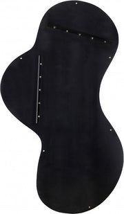 Oblique Iron Frame Mirror in Black - 440Black-48M