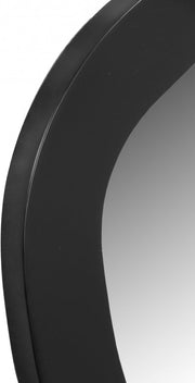 Oblique Iron Frame Mirror in Black - 440Black-48M