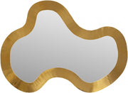 Oblique Iron Frame Mirror in Gold - 440Gold-38M