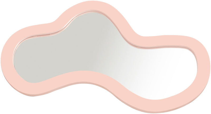 Oblique Iron Frame Mirror in Pink - 440Pink-48M