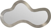 Oblique Iron Frame Mirror in Silver - 440Silver-48M