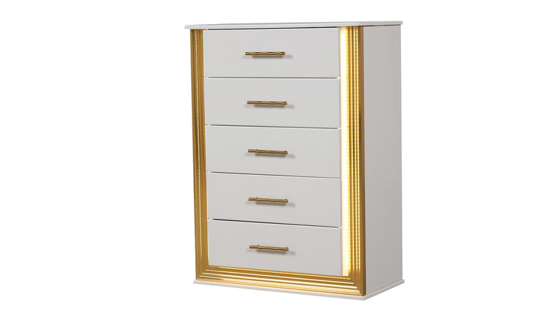 Obsession Chest White & Gold - Obsession Chest White & Gold