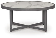 Ocean Beach Gray Outdoor Coffee Table - PCP510-708