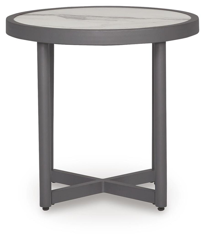 Ocean Beach Gray Outdoor End Table - PCP510-706