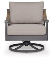 Ocean Beach Outdoor Sofa with 2 Lounge Chairs in Gray - PKG024578