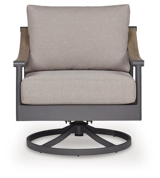 Ocean Beach Outdoor Sofa with 2 Lounge Chairs in Gray - PKG024578