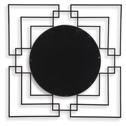Oceanal Black/Gold Finish Accent Mirror - A8010394