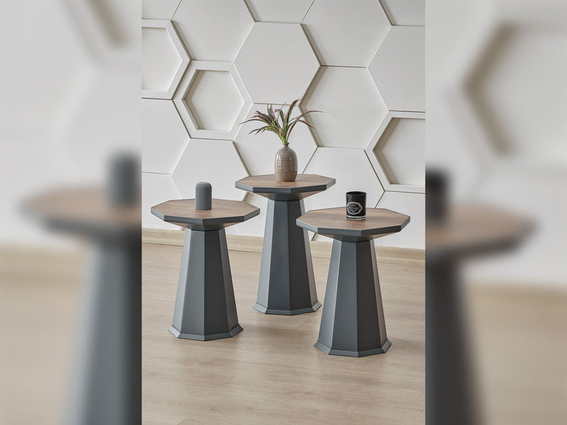 Octagonal Coffee Table in Black Marble - 200-ALT-OCT-CT-BLC-MAR