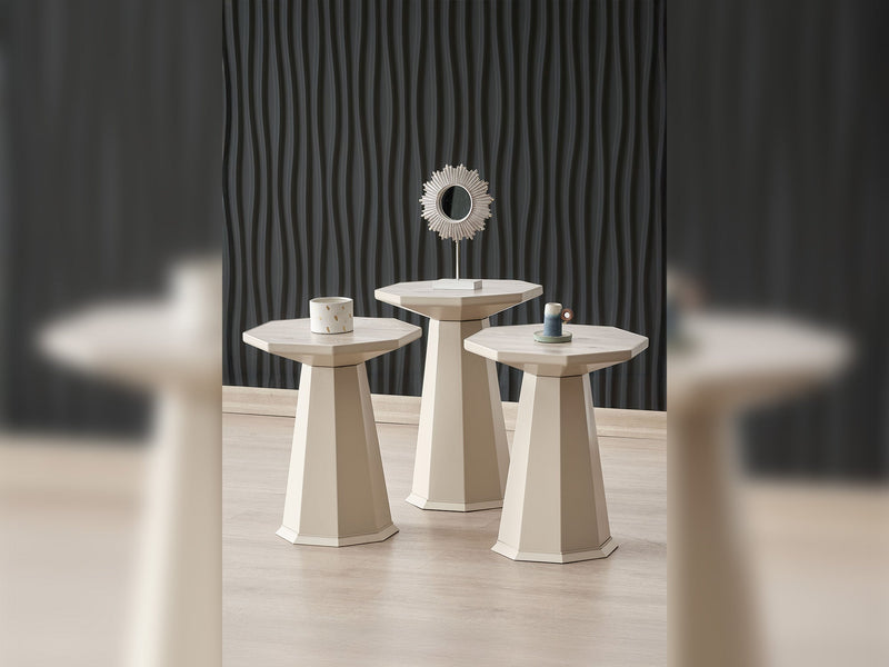 Octagonal Coffee Table in Black Marble - 200-ALT-OCT-CT-BLC-MAR