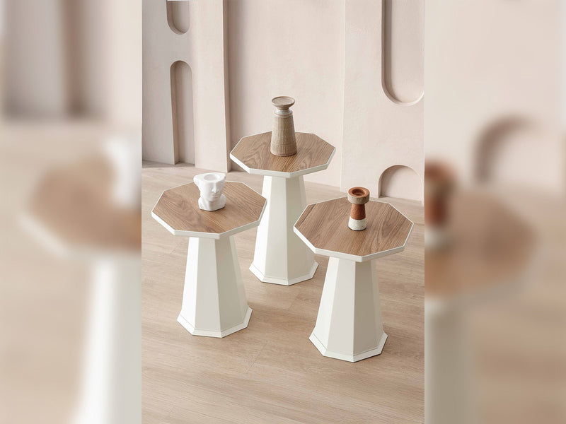 Octagonal Coffee Table in White Marble - 200-ALT-OCT-CT-WHI-MAR