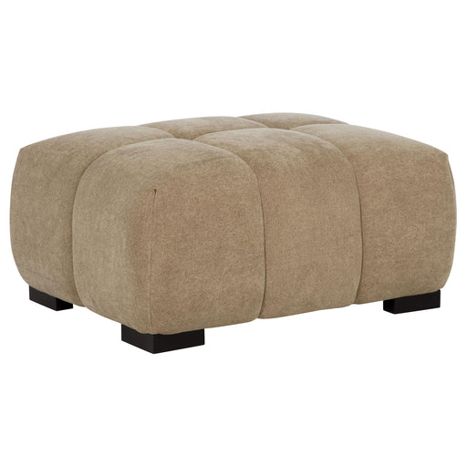 Octavia Upholstered Rectangular Ottoman Camel - 509964