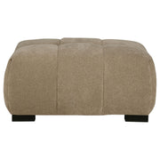 Octavia Upholstered Rectangular Ottoman Camel - 509964
