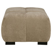 Octavia Upholstered Rectangular Ottoman Camel - 509964