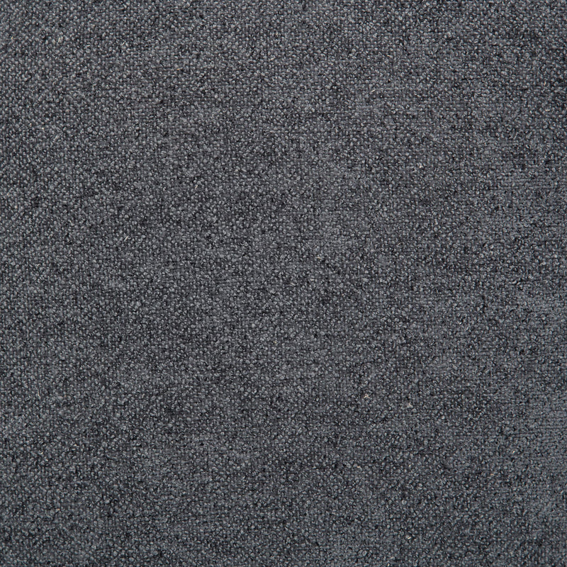Octavia Upholstered Rectangular Ottoman Charcoal Grey - 509968