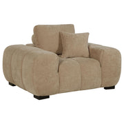 Octavia Upholstered Track Arm Accent Chair Camel - 509963