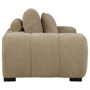Octavia Upholstered Track Arm Accent Chair Camel - 509963
