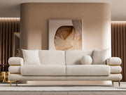 Odessa  3-pieces (Sofa & Loveseat & Chair) Livingroom Set - Gold in Cream - 200-ST-ODE-ISTANBUL01-321