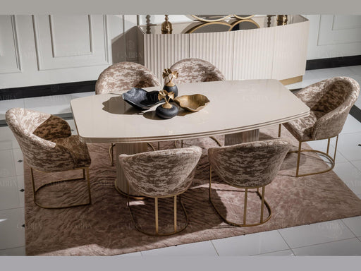 Odessa 6 Person Dining Room Set - Gate FurnitureDining Room Sets