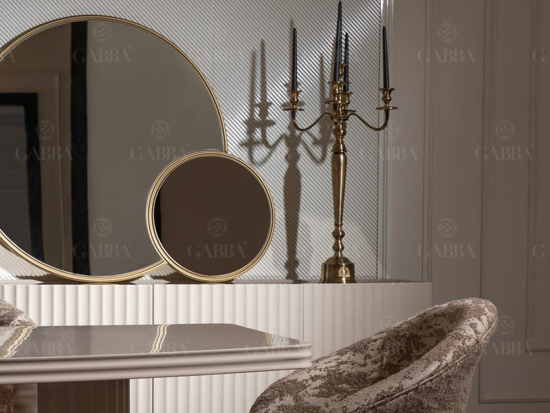 Odessa 87" Wide Buffet With Mirror - Gate FurnitureBuffets & Sideboards