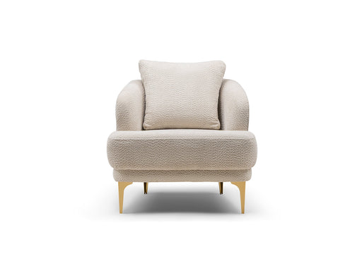 Odessa Chair - Gold in Cream - 200-ST-ODE-ISTANBUL01-B