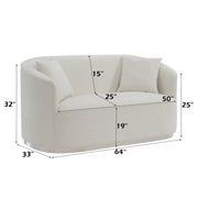 Odette Loveseat W/2 Pillows - LV01918